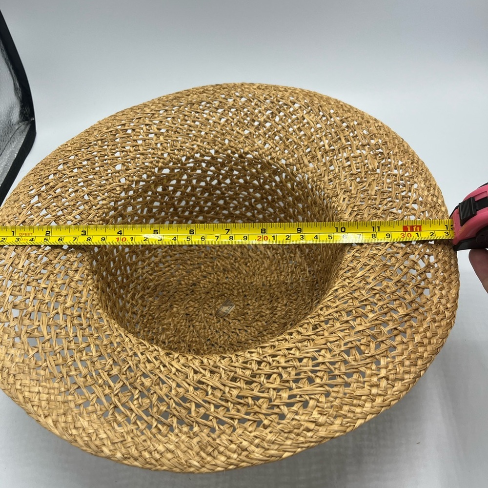 Stylish Tan Straw Sun Hat - Picture 5 of 7